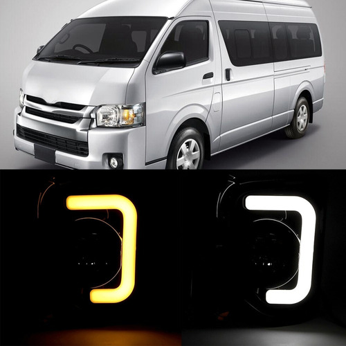 Para 2014-2018 Toyota Hiace Led Luz Diurna Niebla Lam Foto 7