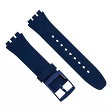 Pulseira Silicone Swatch Irony Azul 19mm