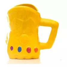 Taza 3d Thanos Guantelete Del Infinito Marvel Cerámica 650ml