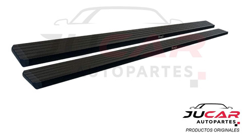 Estribos Black Aluminio Bronx Nissan Navara 2014-2021 D/c Foto 2