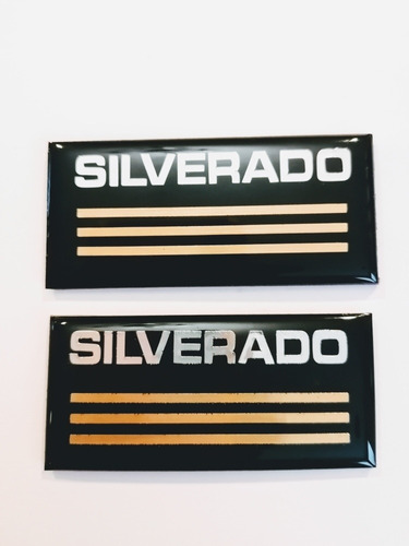 Par Emblemas Laterales Chevrolet Silverado 1984 - 1998 Foto 3