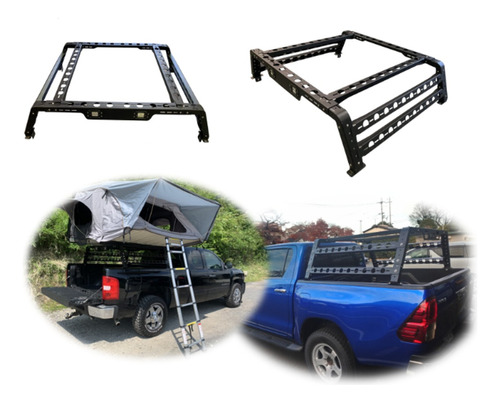 Roll Bar Rack De Carga Ajustable Toyota Tacoma 2015-2023 4x4 Foto 2