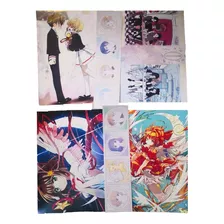 Paquete 14 Pz Sakura Card Captor Anime Poster Stickers