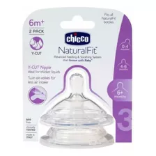 Chicco Naturalfit Tetina, 2 Piezas Flujo Rápido