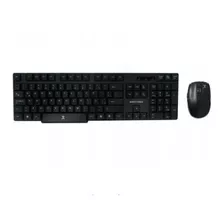 Kit De Teclado Y Mouse Inalambrico , Estándar, Negro, 10 