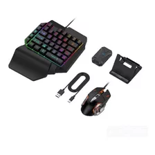 Kit Mouse Y Teclado Gamer Bluetooth Celular Juegos Circuit