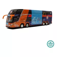 Miniatura Ônibus Piracicabana G7 Dd Pintura Antiga 30cm.