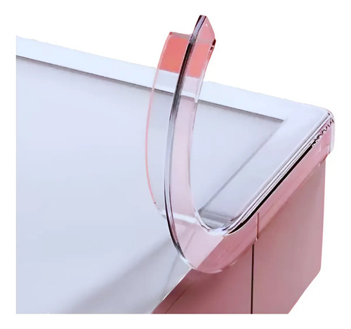 Protetor De Quina Silicone Anti-impacto Proteção 2 Metro Transparente