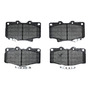 Pastillas De Freno Semi Metal Para Toyota 4runner Prado Fj Toyota 4Runner