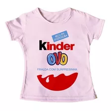 Camiseta Infantil Kinder Ovo Chocolate J1011