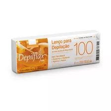 Lenço P/ Depilação Fibras Naturais Depilflax - 100 Folhas
