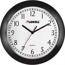 Reloj De Pared Lorell Con Números Arábigos, 9 Pulgadas, Marc