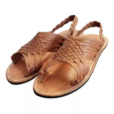 Huaraches Artsanales Mujer Tejidos Rombo Miel Sintético