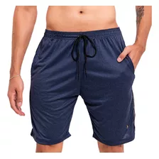 Short Masculino Dryfit Com Ziper Casual Esportes Fit Bvin