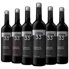 Vino Tinto Latitud 33 Cabernet Sauvignon (6 Botellas 750ml)