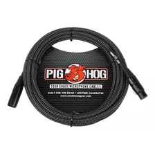 Pig Hog Phm10bkw Cable De Microfono Xlr De Alto Rendimiento 