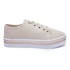 Tênis Feminino Casual Flatform Solado Alto Plataforma P79