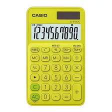 Calculadora Casio Sl-310uc Linea Mi Estilo Color Amarillo