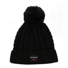 Gorro Lana Tejido Las Oreiro Pompon Original Mujer