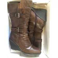 Botas Saverio Di Ricci Cuero Cabra 38 Comodisimas!! Sarkany