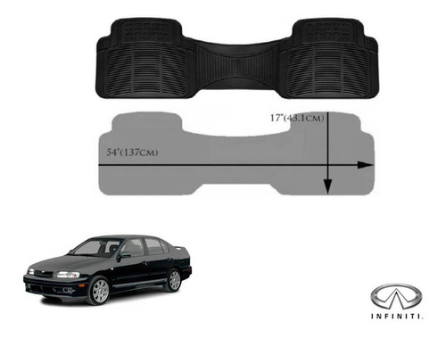 Tapetes Uso Rudo Infiniti G20 2001 Rubber Black Original Foto 3