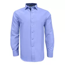 Camisa Oxford Masculina Casual Manga Longa