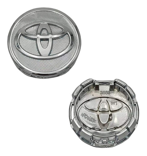 Centro Rin Toyota Tapon Tapa Kit Juego 4 Piezas Emblematico Foto 4