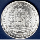 Moneda De Plata De 2 BolÃ­vares Del AÃ±o 1945