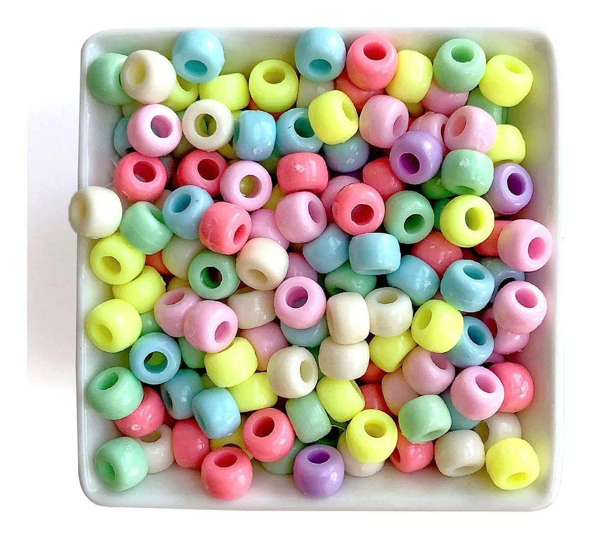 Miçanga Tererê Barril Infantil Candy Color 40gr, 160 Pçs