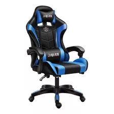 Silla Gamer De Cuero Reclinable Ergonómica Con Masajeador