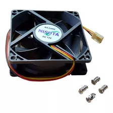 Cooler Pc Fan Turbina Ventilador 80 X 80 Mm Buje