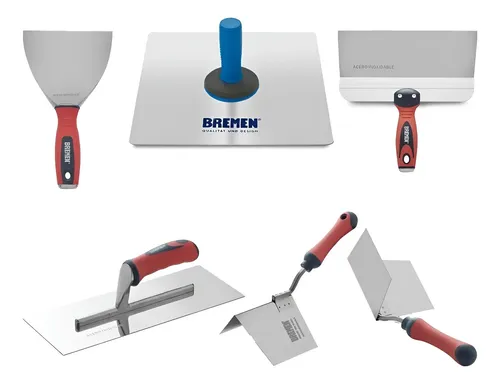 Kit Durlock Herramientas Bremen 6pz Espatula Llana Plato Dgm