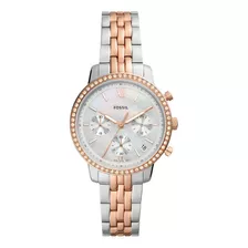 Reloj Mujer Fossil Neutra De Acero Mix Color De La Correa Multicolor