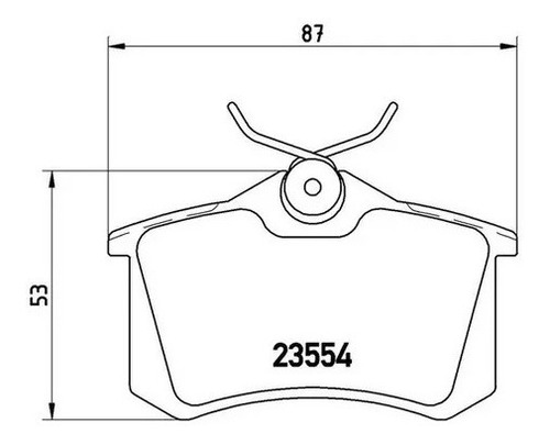 Balatas Traseras Ibiza Peugeot 307 Audi A6  Brembo P85020 Foto 3