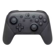 Controle Pro Nintendo Switch Sem Fio Preto Cor Preto