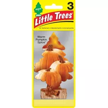Aromatizante Little Trees Aroma Warm Pumpkin Spice 3 Pzs Imp