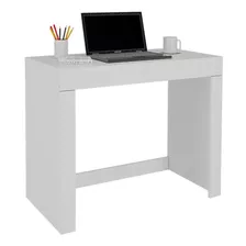 Mesa Escrivaninha Penteadeira Branca Com Gaveta Telescópica