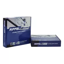 Kit Relação Riffel Biz 125 2005 A 2017 Selo Inmetro Aço 1045