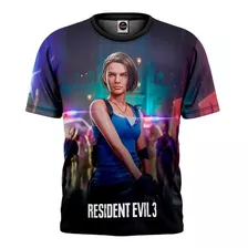 Camiseta Resident Evil 3 Remake Camisa Game Jogo Mod 006