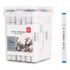 Marcadores Deli Doble Punta Sketch Artist´s X 36 Uds