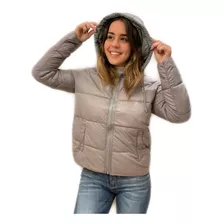 Campera Zurich Puffer Impermeable Nylon Mujer Importada