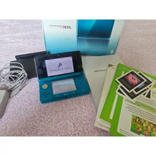 Nintendo 3ds Old Azul - Sd64 Gb Na Caixa