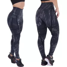 Kit 3 Leggings Plus Size Cintura Altissima Zero Transparêcia