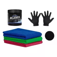 Revitalizador Plástico Vonixx Rejuvex Black 400g + Aplicador