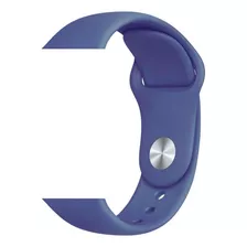 Pulseira Silicone Sport Compatível Apple 38/40 42/44 45/49 Cor Azul Holandês