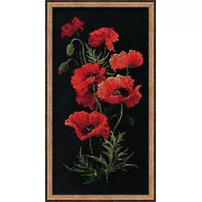 Poppies Counted Cross Stitch Kit975x Count