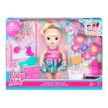 Boneca Baby Alive Borboletinha Com Acessórios Loira Hasbro