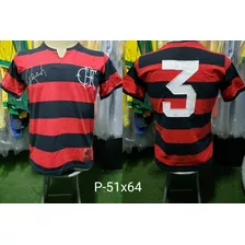 Camisa Flamengo Retro Anos 80 Titular #3 Vermelha 