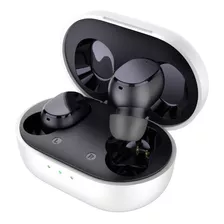 Audífonos In-ear Gamer Inalámbricos Htc True Wireless Earbuds 2+ Tws5 Blanco Y Negro Con Luz Led