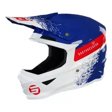 Casco De Moto Motocross Shot Race Gear Para Ninos Talle S